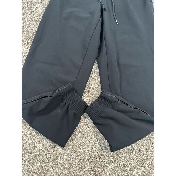 Athleta Metropolis Jogger pants black high rise ruched elastic waist travel 0 - Picture 8 of 14